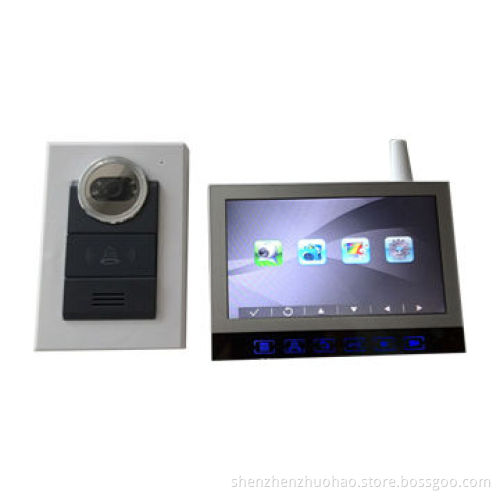 Wireless Memory Color Video Door Phone for Villa, with Night Vision